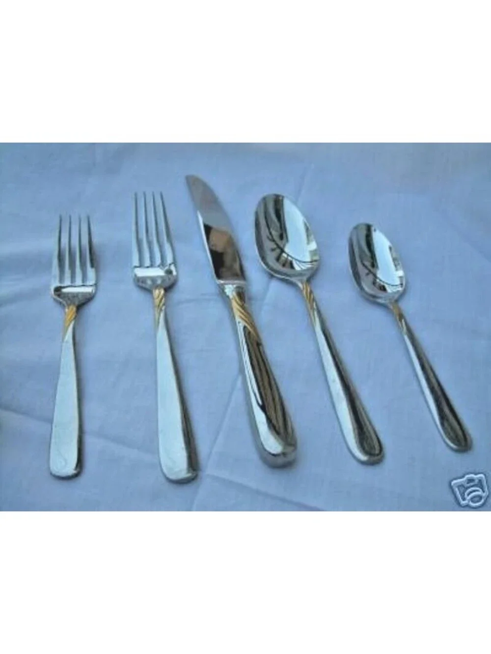 NEW Yamazaki MILLENIUM Gold Accent 5 pc Placesetting- Authorized Dealer